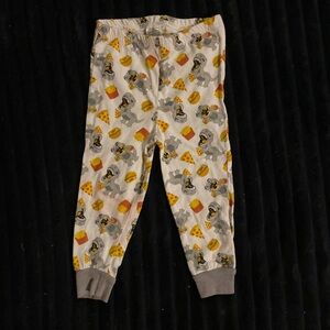 Old Navy Kids' White and Yellow Cartoon Pajama Pants
